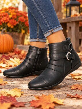 Wanderlust Mandy Black Bootie Waterproof Sz 9N